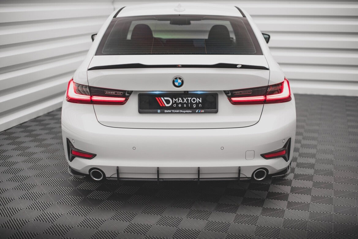 Street Pro Heckansatz Diffusor passend für BMW 3er G20 / G21 schwarz-rot