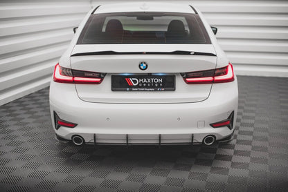 Street Pro Heckansatz Diffusor passend für BMW 3er G20 / G21 schwarz-rot