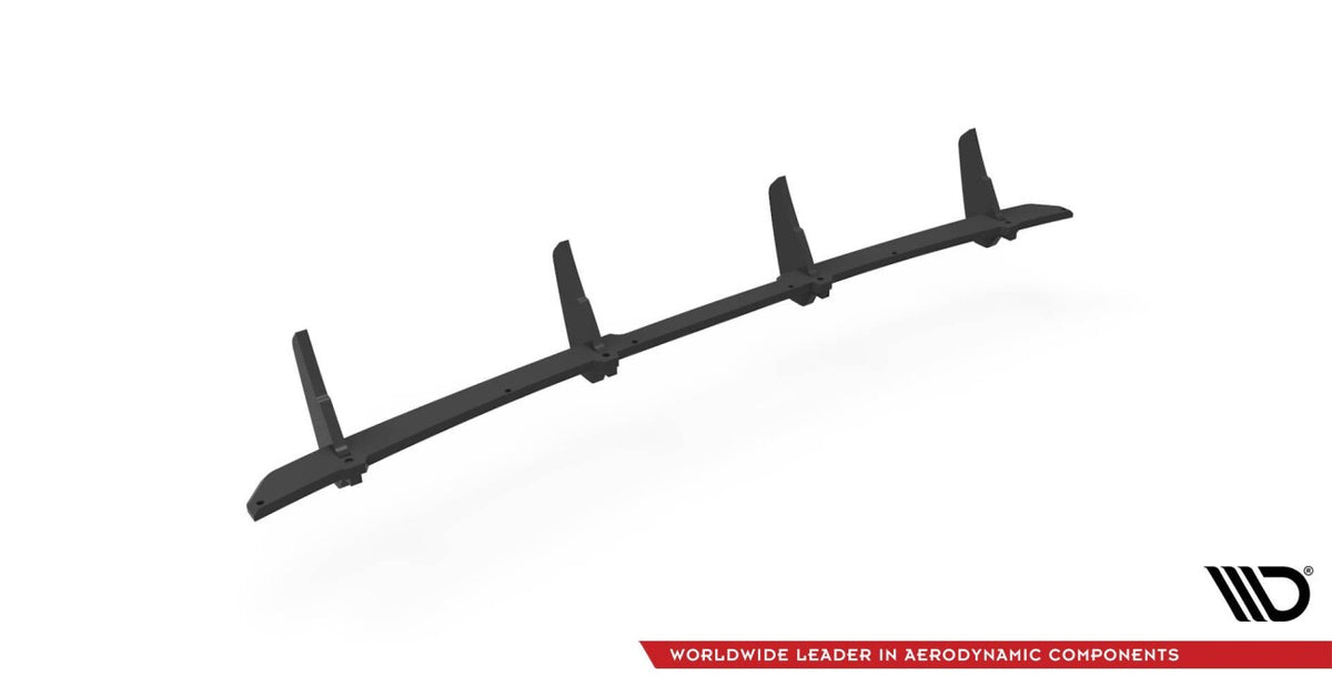 Street Pro Heckansatz Diffusor passend für BMW 3er G20 / G21 schwarz-rot