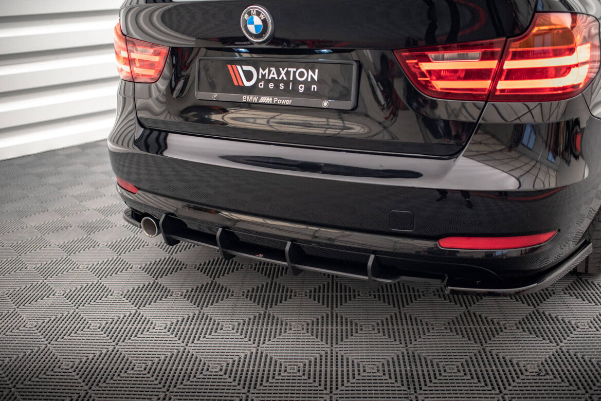 Street Pro Heckansatz Diffusor passend für BMW 3er GT F34 schwarz matt