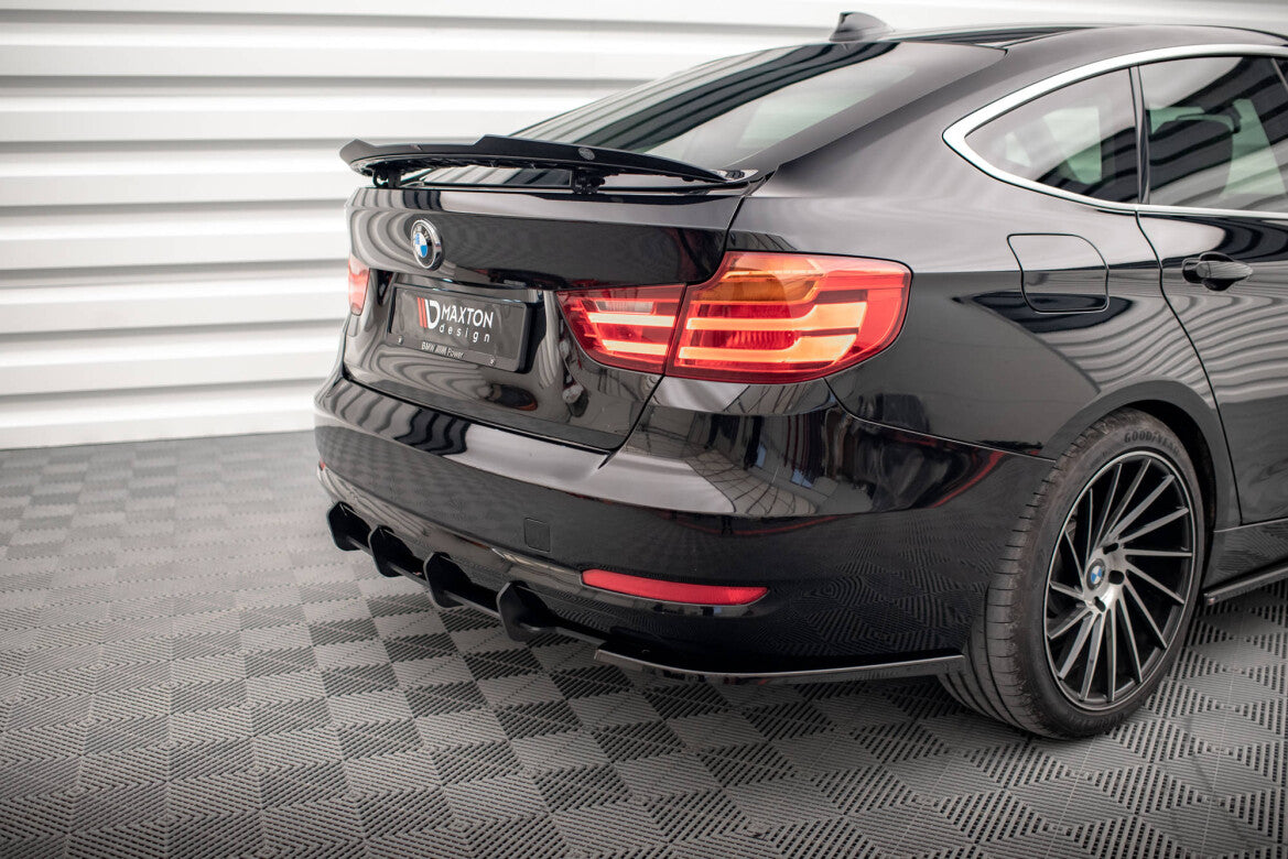 Street Pro Heckansatz Diffusor passend für BMW 3er GT F34 schwarz matt
