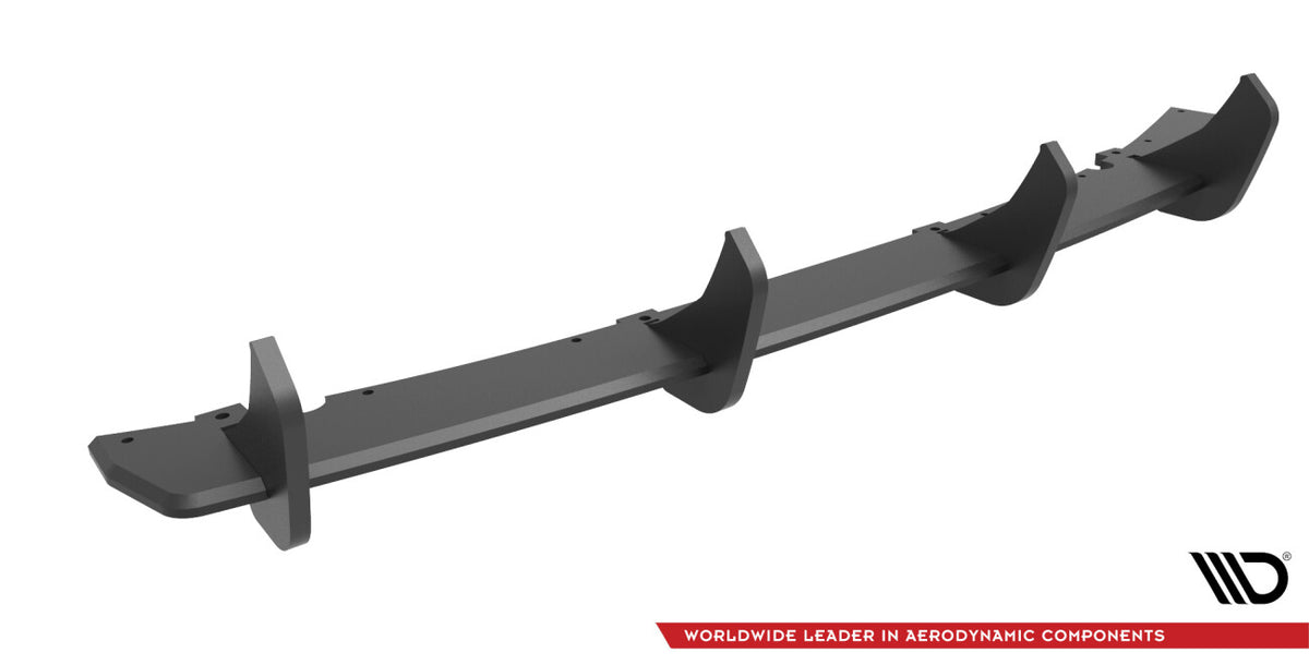 Street Pro Heckansatz Diffusor passend für BMW 3er GT F34 schwarz matt
