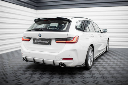 Street Pro Heckansatz Diffusor passend für BMW 3er Limousine / Touring G20 / G21 FL schwarz matt