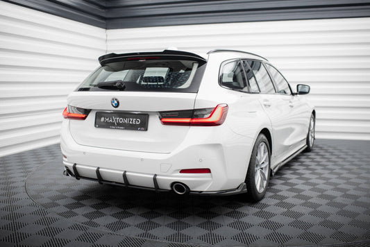 Street Pro Heckansatz Diffusor passend für BMW 3er Limousine / Touring G20 / G21 FL schwarz matt