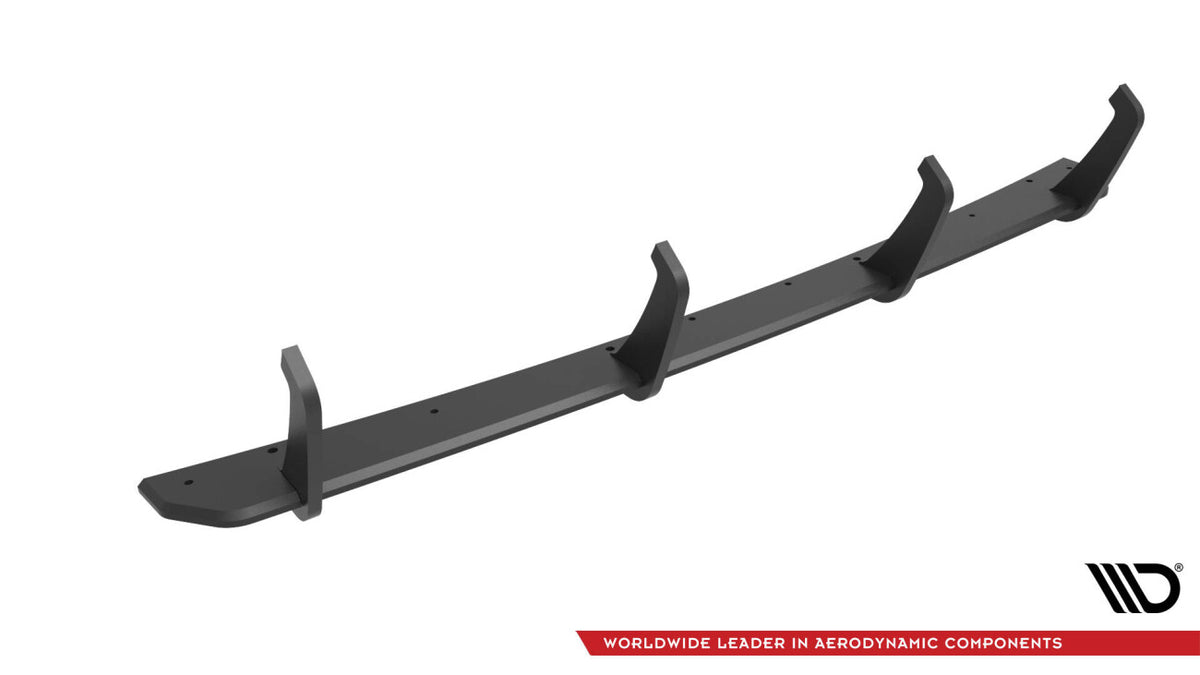 Street Pro Heckansatz Diffusor passend für BMW 3er Limousine / Touring G20 / G21 FL schwarz matt