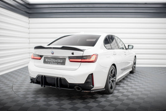 Street Pro Heckansatz Diffusor passend für BMW 3er M-Paket G20 / G21 FL roter Kern