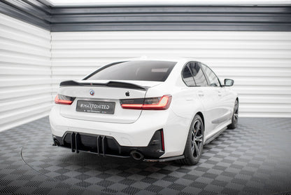 Street Pro Heckansatz Diffusor passend für BMW 3er M-Paket G20 / G21 FL schwarz matt