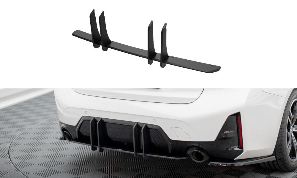Street Pro Heckansatz Diffusor passend für BMW 3er M-Paket G20 / G21 FL schwarz matt