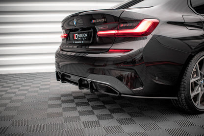 Street Pro Heckansatz Diffusor passend für BMW 3er M340 G20 / G21 schwarz matt