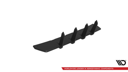Street Pro Heckansatz Diffusor passend für BMW 435 Coupe M-Paket F32 schwarz-rot