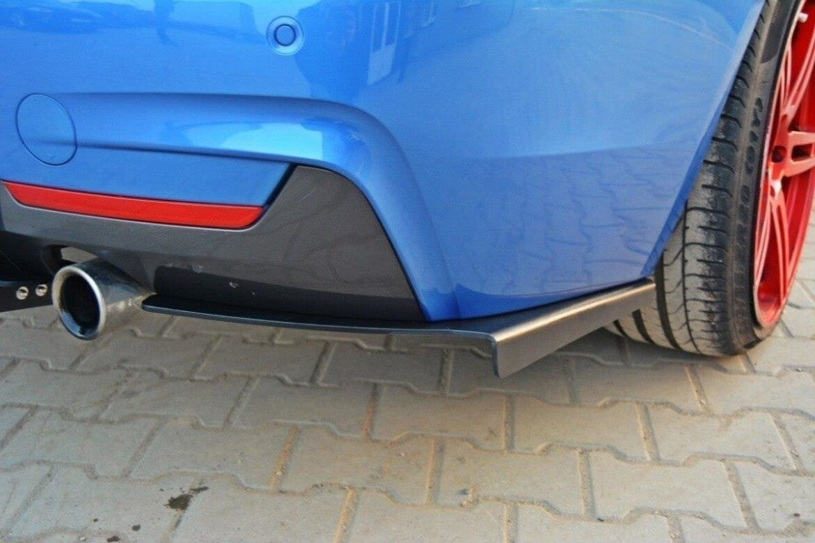 Street Pro Heckansatz Diffusor passend für BMW 4er Coupe / Gran Coupe / Cabrio M-Paket F32 / F36 / F33 schwarz matt