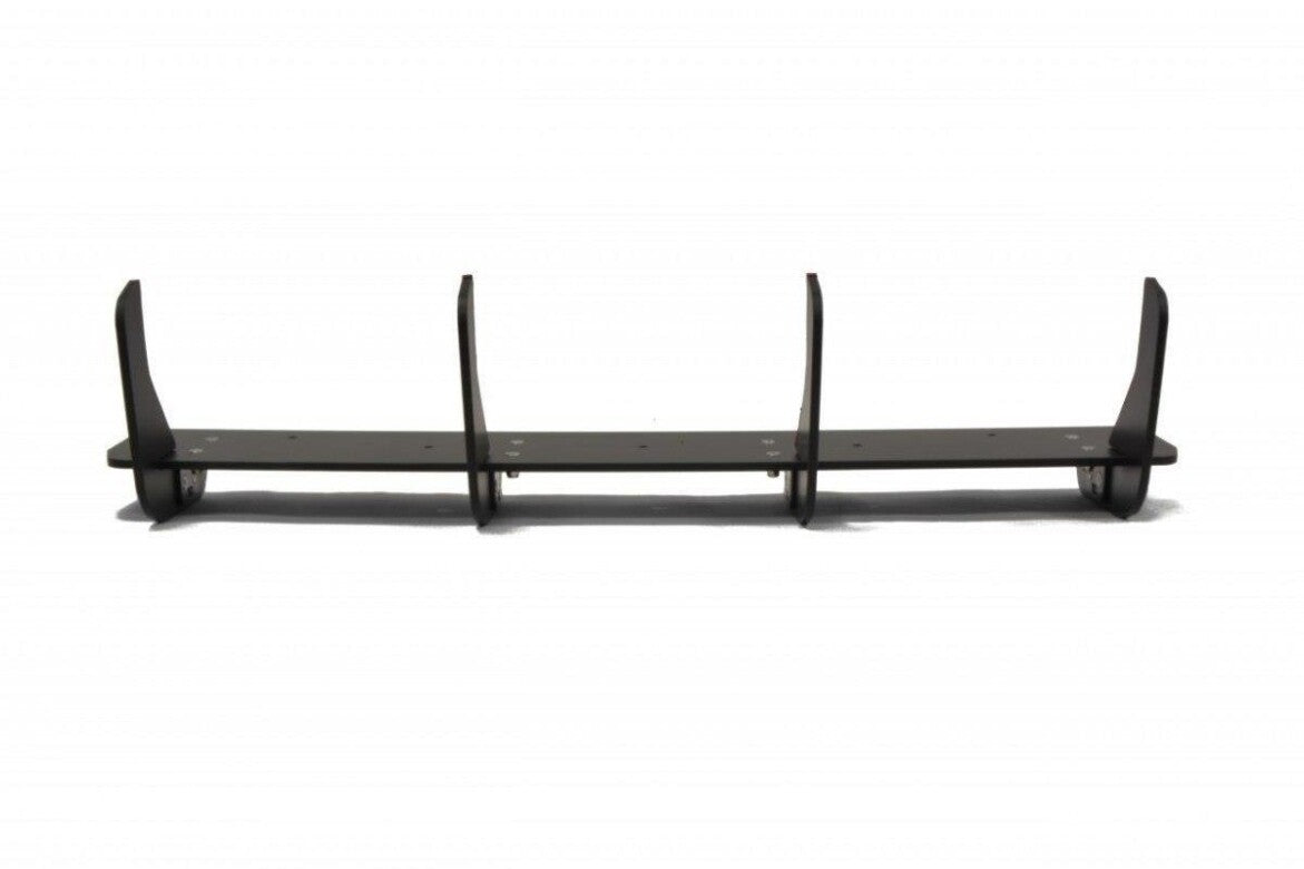 Street Pro Heckansatz Diffusor passend für BMW 4er Coupe / Gran Coupe / Cabrio M-Paket F32 / F36 / F33 schwarz matt