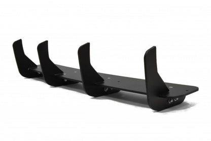 Street Pro Heckansatz Diffusor passend für BMW 4er Coupe / Gran Coupe / Cabrio M-Paket F32 / F36 / F33 schwarz matt