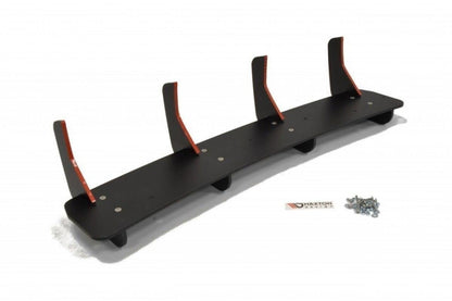 Street Pro Heckansatz Diffusor passend für BMW 4er Coupe / Gran Coupe / Cabrio M-Paket F32 / F36 / F33 schwarz matt