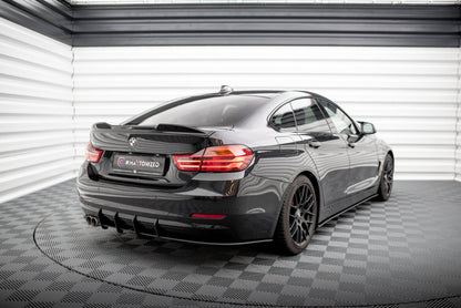 Street Pro Heckansatz Diffusor passend für BMW 4er Gran Coupe F36 schwarz matt