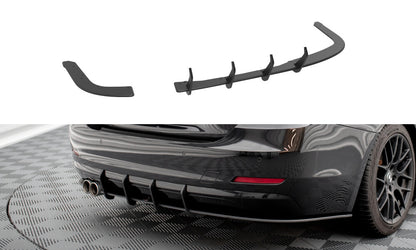 Street Pro Heckansatz Diffusor passend für BMW 4er Gran Coupe F36 schwarz matt