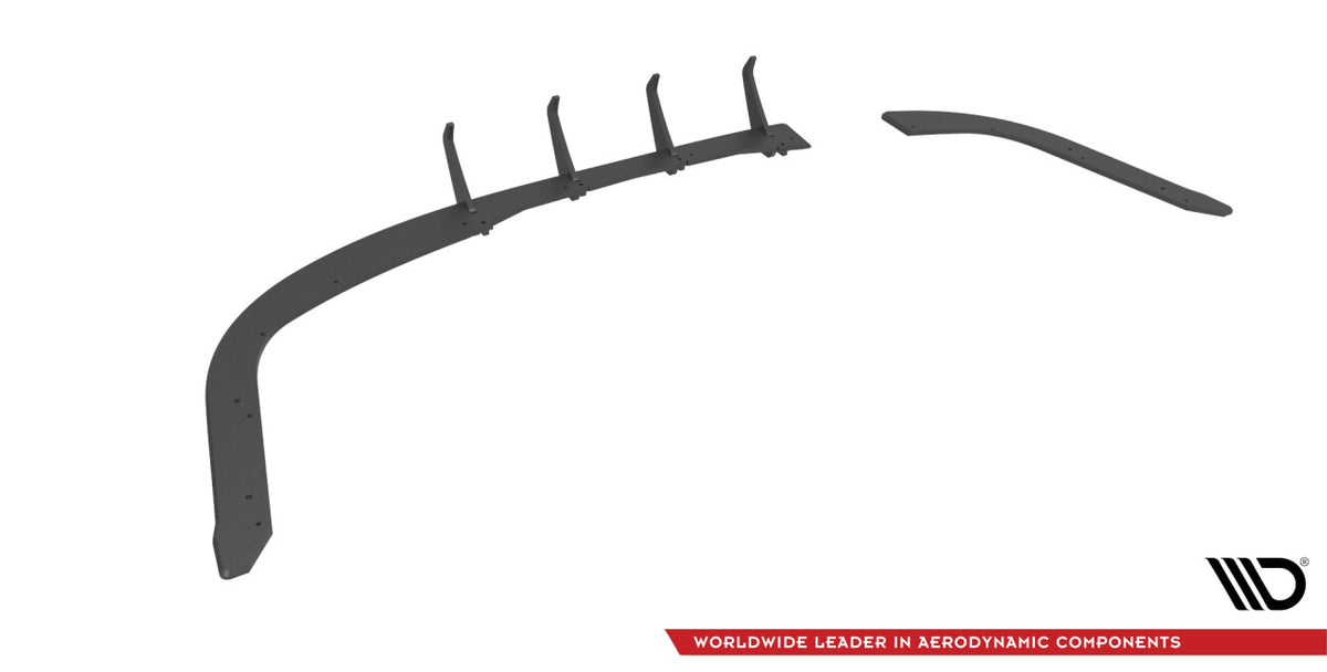 Street Pro Heckansatz Diffusor passend für BMW 4er Gran Coupe F36 schwarz matt