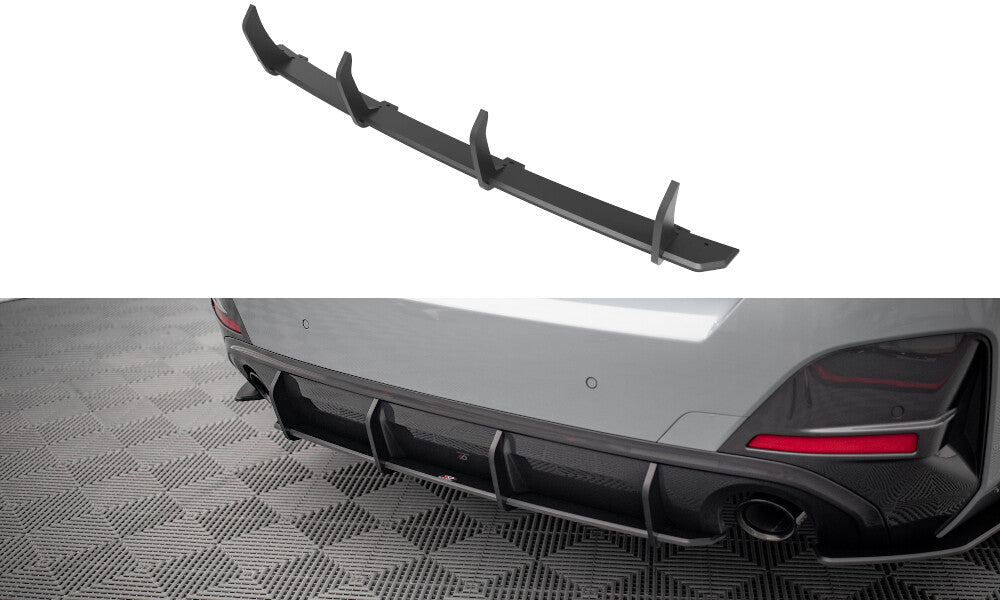 Street Pro Heckansatz Diffusor passend für BMW 4er Gran Coupe M-Paket G26 schwarz matt