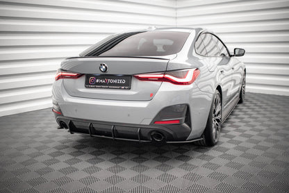 Street Pro Heckansatz Diffusor passend für BMW 4er Gran Coupe M-Paket G26 schwarz matt
