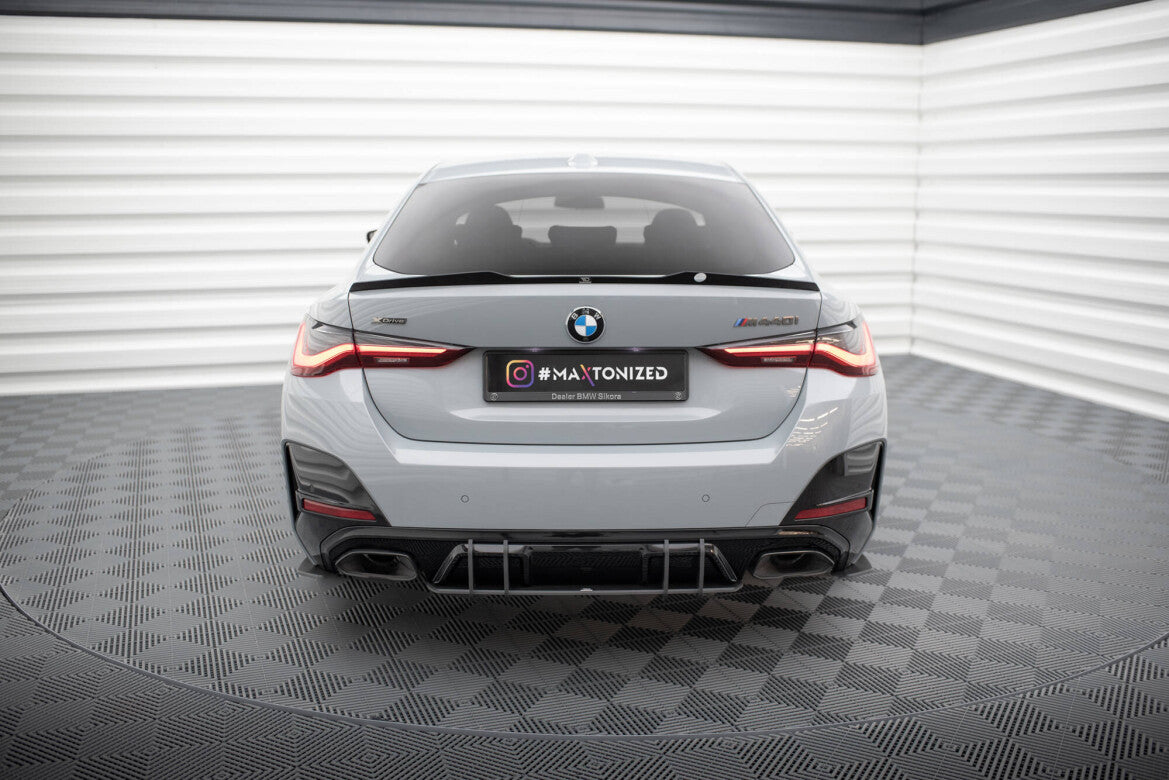 Street Pro Heckansatz Diffusor passend für BMW 4er Gran Coupe M440i G26 schwarz matt