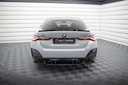 Street Pro Heckansatz Diffusor passend für BMW 4er Gran Coupe M440i G26 schwarz matt