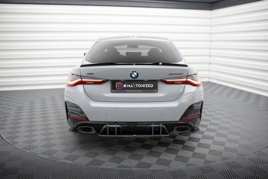 Street Pro Heckansatz Diffusor passend für BMW 4er Gran Coupe M440i G26 schwarz matt