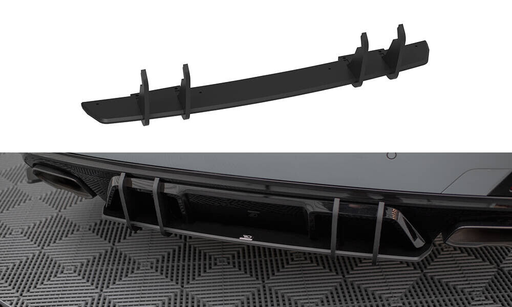 Street Pro Heckansatz Diffusor passend für BMW 4er Gran Coupe M440i G26 schwarz matt