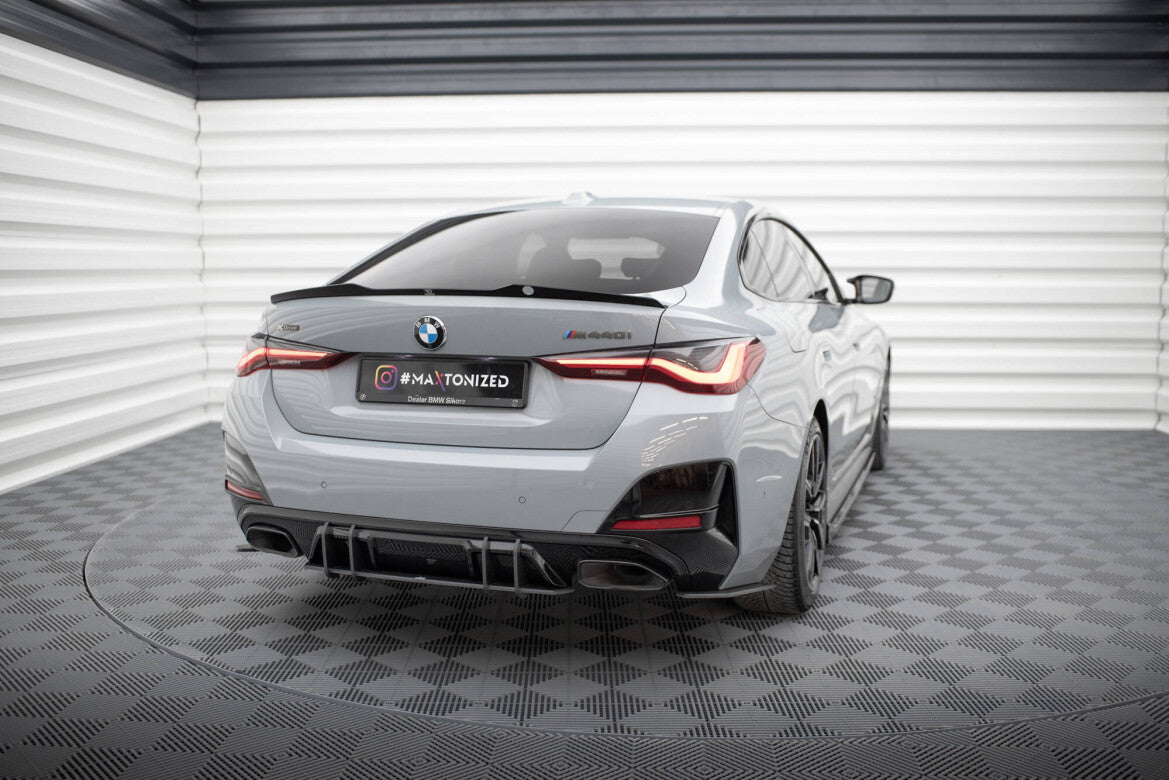 Street Pro Heckansatz Diffusor passend für BMW 4er Gran Coupe M440i G26 schwarz matt
