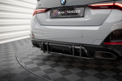 Street Pro Heckansatz Diffusor passend für BMW 4er Gran Coupe M440i G26 schwarz matt