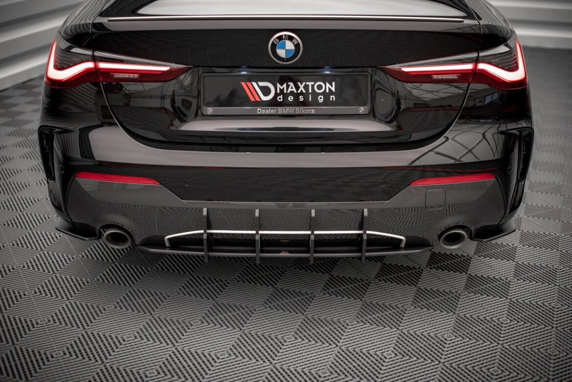Street Pro Heckansatz Diffusor passend für BMW 4er M-Paket G22 / G23 / G22 FL / G23 FL schwarz matt