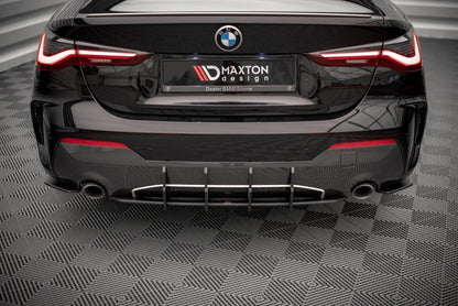 Street Pro Heckansatz Diffusor passend für BMW 4er M-Paket G22 / G23 / G22 FL / G23 FL schwarz matt