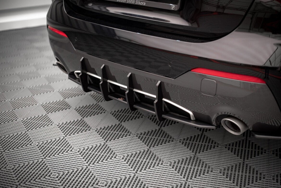 Street Pro Heckansatz Diffusor passend für BMW 4er M-Paket G22 / G23 / G22 FL / G23 FL schwarz matt