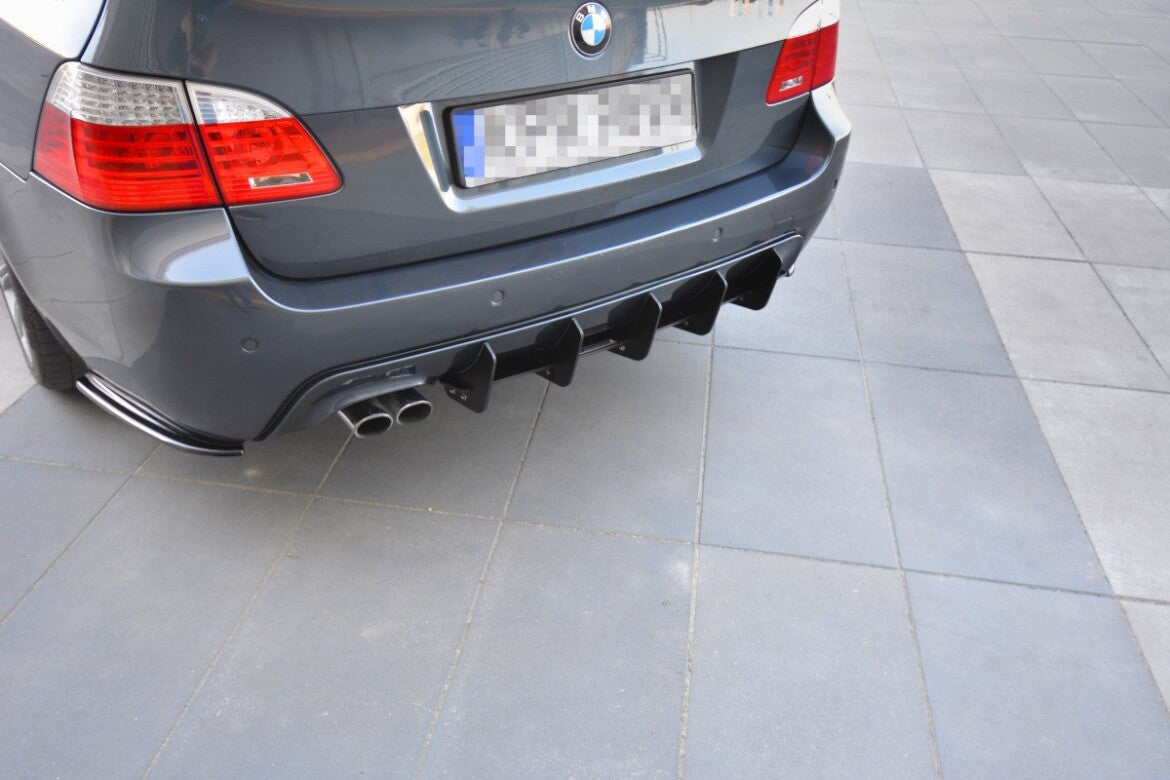 Street Pro Heckansatz Diffusor passend für BMW 5er E61 (TOURING) WAGON M Paket schwarz matt