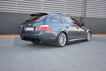 Street Pro Heckansatz Diffusor passend für BMW 5er E61 (TOURING) WAGON M Paket schwarz matt