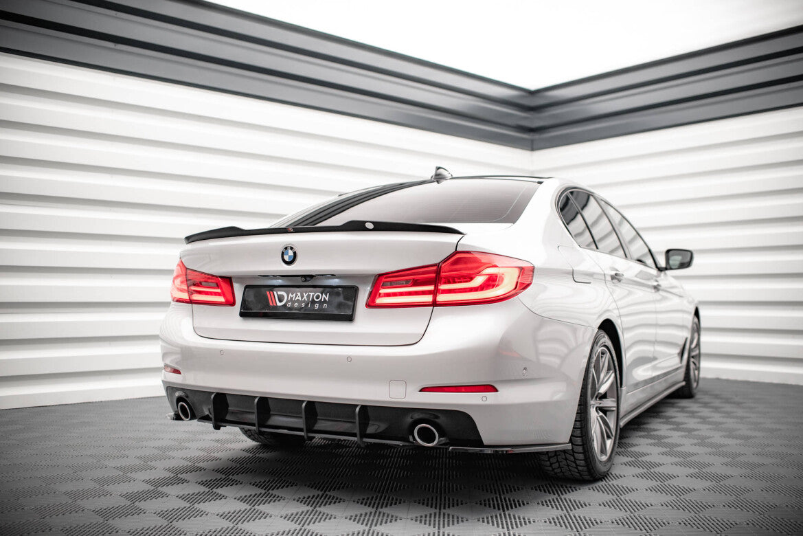 Street Pro Heckansatz Diffusor passend für BMW 5er Limousine G30 schwarz matt