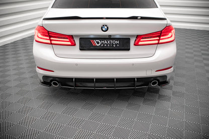 Street Pro Heckansatz Diffusor passend für BMW 5er Limousine G30 schwarz matt