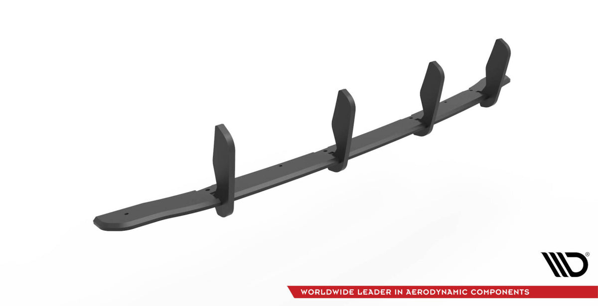 Street Pro Heckansatz Diffusor passend für BMW 5er Limousine G30 schwarz matt