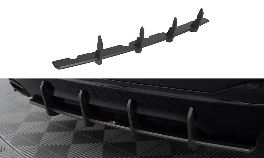 Street Pro Heckansatz Diffusor passend für BMW 6er GT M-Paket G32 schwarz matt