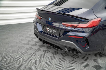 Street Pro Heckansatz Diffusor passend für BMW 8 Gran Coupe M-Paket G16 schwarz matt