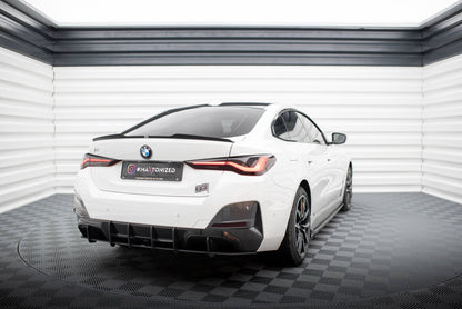 Street Pro Heckansatz Diffusor passend für BMW i4 M-Paket G26 schwarz matt
