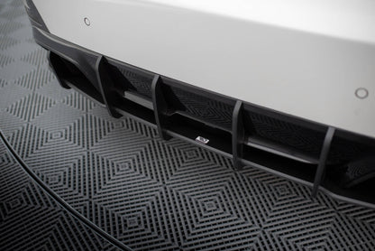 Street Pro Heckansatz Diffusor passend für BMW i4 M-Paket G26 schwarz matt