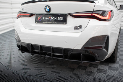 Street Pro Heckansatz Diffusor passend für BMW i4 M-Paket G26 schwarz matt