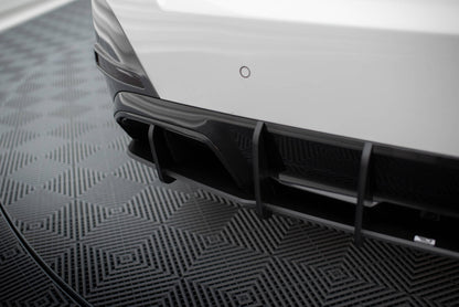 Street Pro Heckansatz Diffusor passend für BMW i4 M-Paket G26 schwarz matt