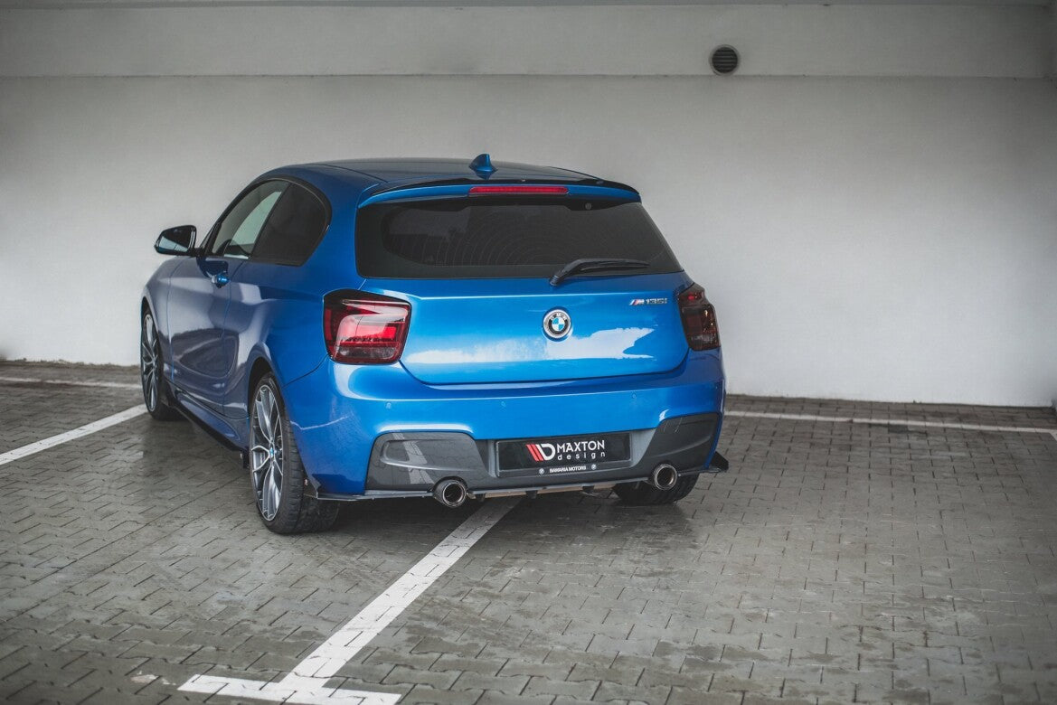 Street Pro Heckansatz Diffusor passend für BMW M135i F20 schwarz matt