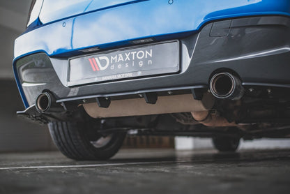 Street Pro Heckansatz Diffusor passend für BMW M135i F20 schwarz matt