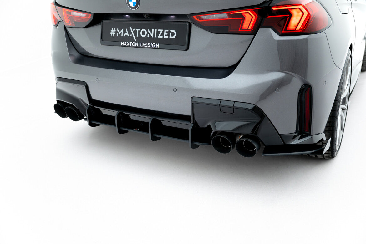 Street Pro Heckansatz Diffusor passend für BMW M135i F70 schwarz matt