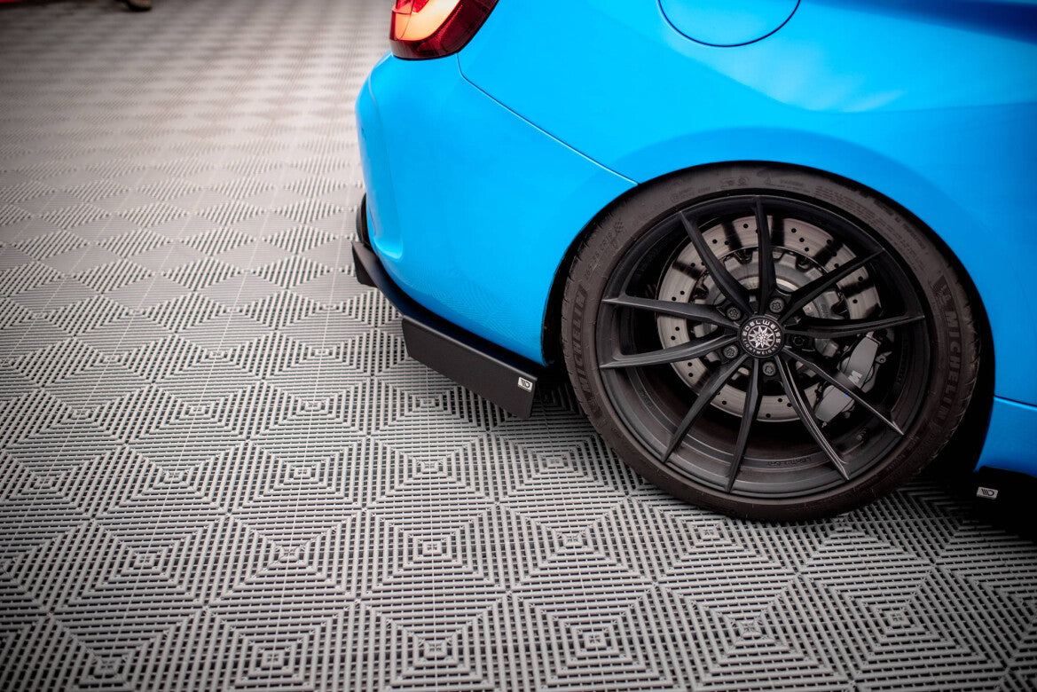 Street Pro Heckansatz Diffusor passend für BMW M2 F87 schwarz matt