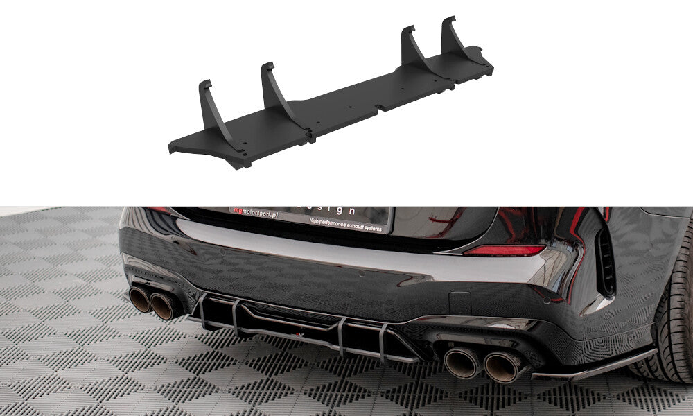 Street Pro Heckansatz Diffusor passend für BMW M235i Gran Coupe F44 schwarz matt