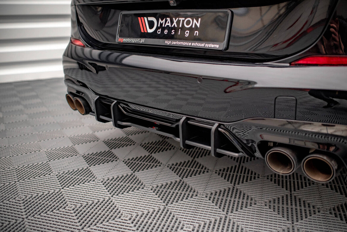 Street Pro Heckansatz Diffusor passend für BMW M235i Gran Coupe F44 schwarz matt