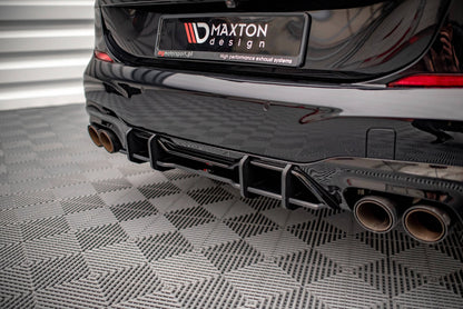 Street Pro Heckansatz Diffusor passend für BMW M235i Gran Coupe F44 schwarz matt